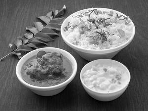 Ghee Rice Chicken Curry