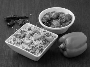 Chicken Fried Rice With Chicken Lollipop (3 Pc)