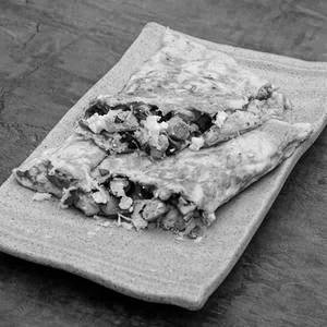 Chicken Popeye Omelette (serves 1)