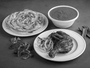 Kozhi Fry With 2 Indian Bread Combo