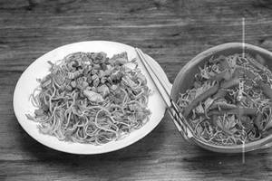 Chicken Pan Fried Noodles 