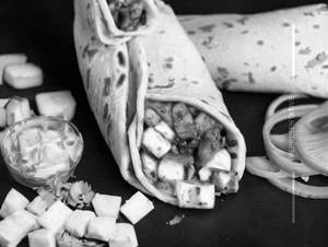 Paneer thick wrap