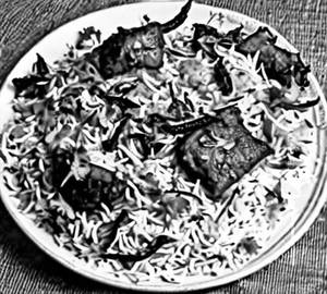 Fish fry biryani