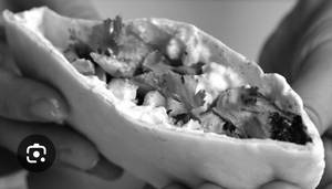 Chicken Kulcha Shawarma Roll