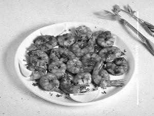 Butter Garlic Pepper Prawns 