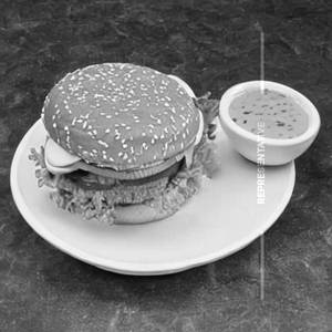 Double Veg Grilled Burger