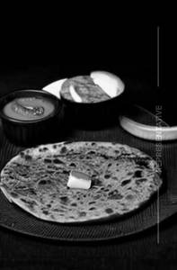 Matar paratha