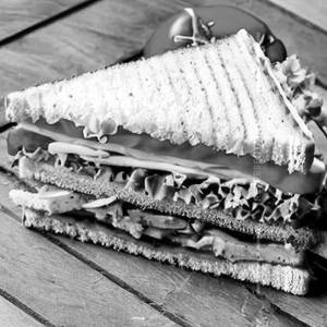 Veg club sandwich
