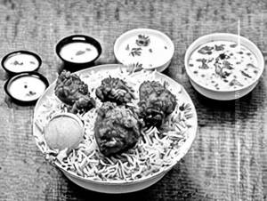 Fried Chicken Biryani 