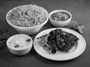 Ghee Rice Grill Chicken Combo
