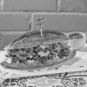 Grilled Tenderloin Pambazo Sandwich