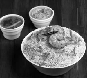 Prawns biryani