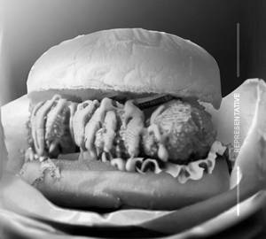 Chicken Tikka Momo Burger