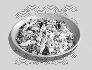 Corn Spinach Mushroom Fried Rice Chicken