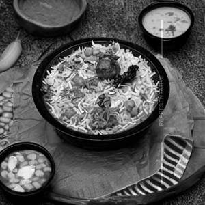 Corn Peas Kaju Biryani