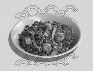 Szechuan Pepper Fried Rice  Prawn