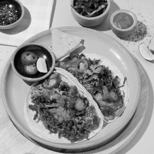 Crispy Baja Fried Mushroom Soft Tacos