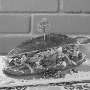 Braised Pork Pambazo Sandwich