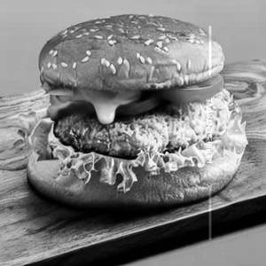 Cheesy Chicken Burger