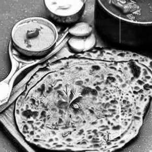 Kadai Chicken Paratha