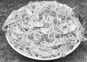 Chicken noodles