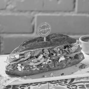 Spicy Chicken Tinga Pambazo Sandwich
