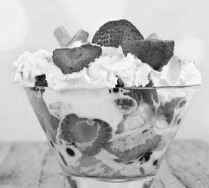 Fruit Salad With Nuts ice cream