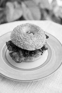 Crispy Chicken Bagel.