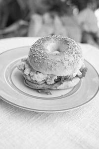 Egg And Avo Bagel.
