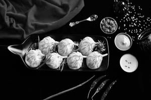 Spinach Momo 6 Pcs
