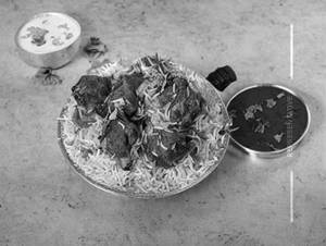 Mutton mughlai biryani