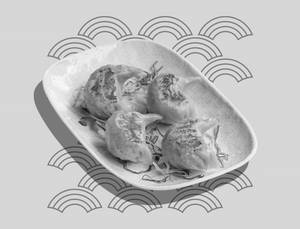 Pan Fried Vegetable Shanghai Dumpling - 4 pcs