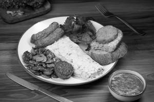 Bacon English Breakfast Platter