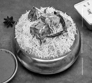 Paneer dum biryani