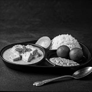 Paneer Butter Masala + Choice Of Roti/rice + 2 Gulab Jamun