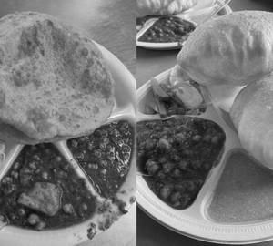 Chawal Chole Palak Paneer + Chole Bhature + Lassi (Sweet )