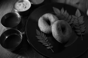 Sambar  vada (2pcs)