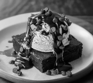 Chocolate Brownie Fish Ice Cream