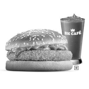 Chocolate Thick Shake + Crispy Veg Burger,