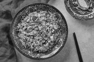 Veg 7 Treasure Triple Schezwan Rice