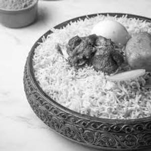 Mutton egg biryani