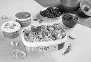 Andhra Mutton Biryani With Andhra Chilly Chicken Box