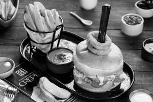 Ronaldo Fried Chicken Burger