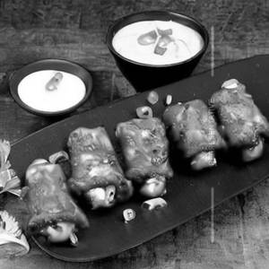 Veg Barbeque Manchurian Cheese Frankie 