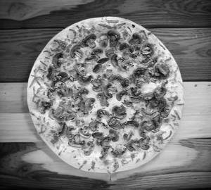 Mushroom and Cheese Pizza