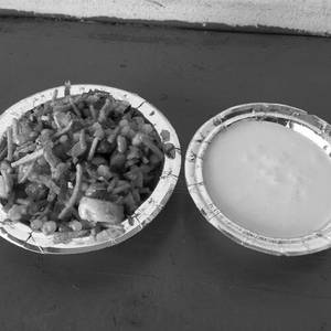 Sabudana khichdi with dahi