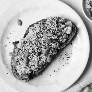 Guacamole Toast [Serves 1]