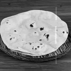 Plain tawa roti