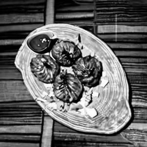 Chicken pan fried momos