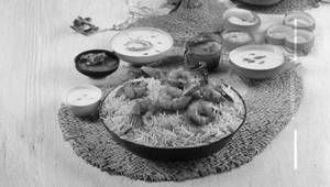 Prawns Dum Biryani